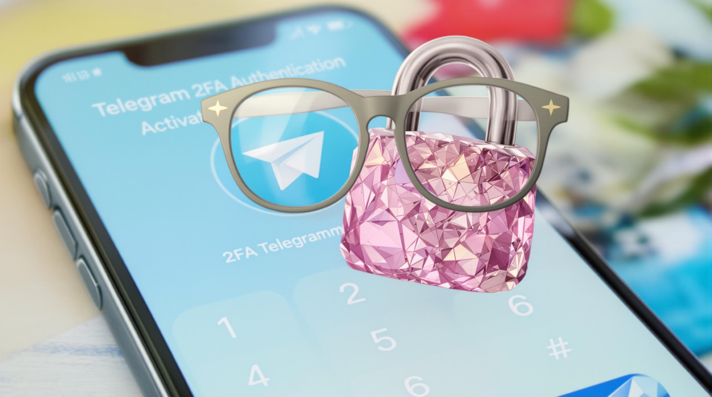 activation 2FA Telegram mobile cadenas tati