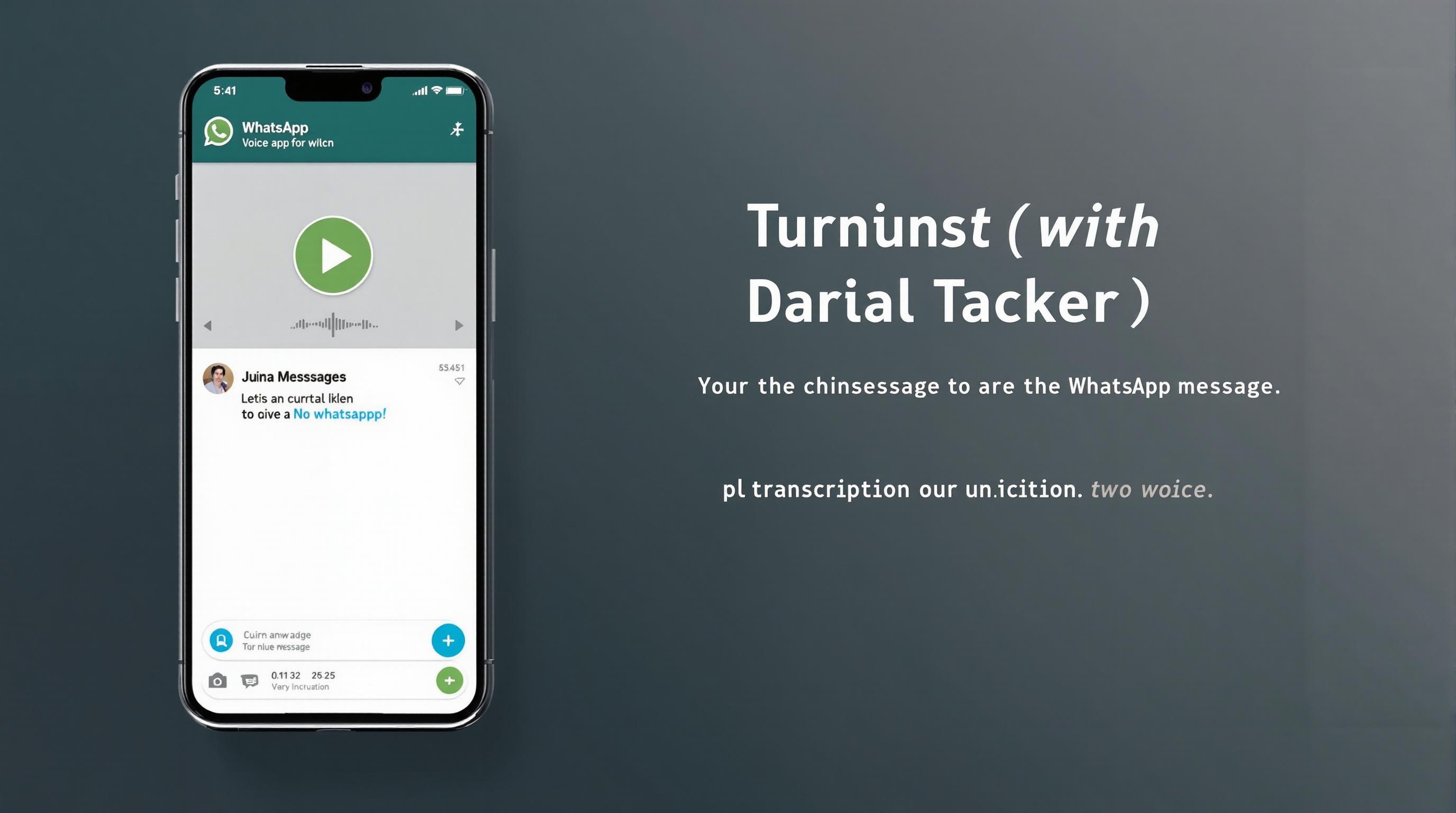 Capture d’écran WhatsApp transcription message vocal lecture
