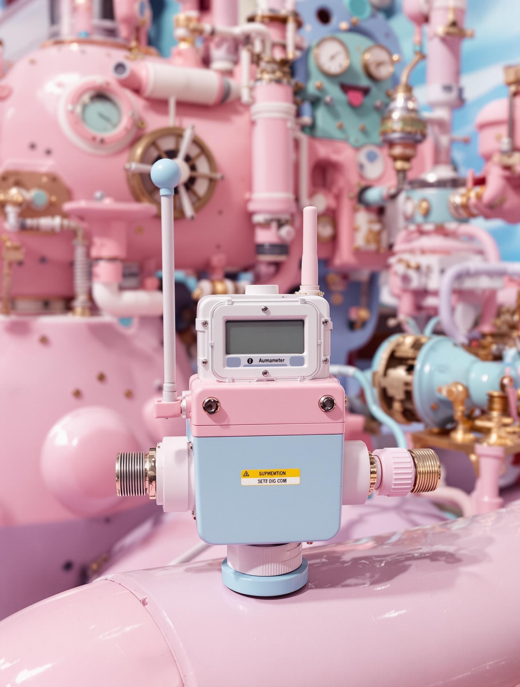 Compteur d’eau connecté stylisé façon Wes Anderson