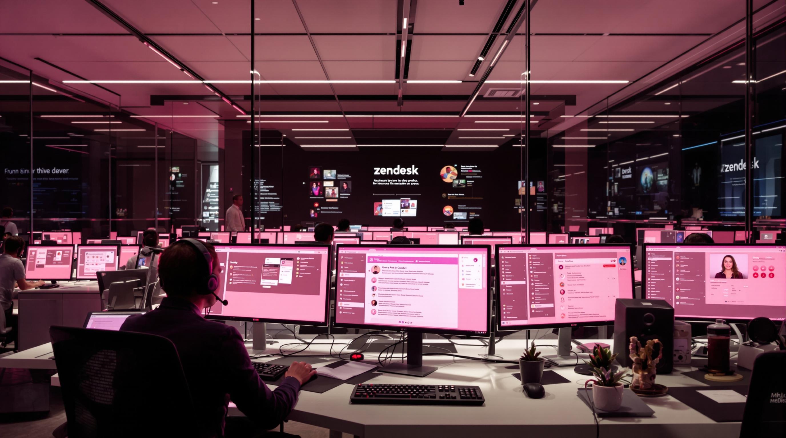 Plan séquence agents support Zendesk quartz rose