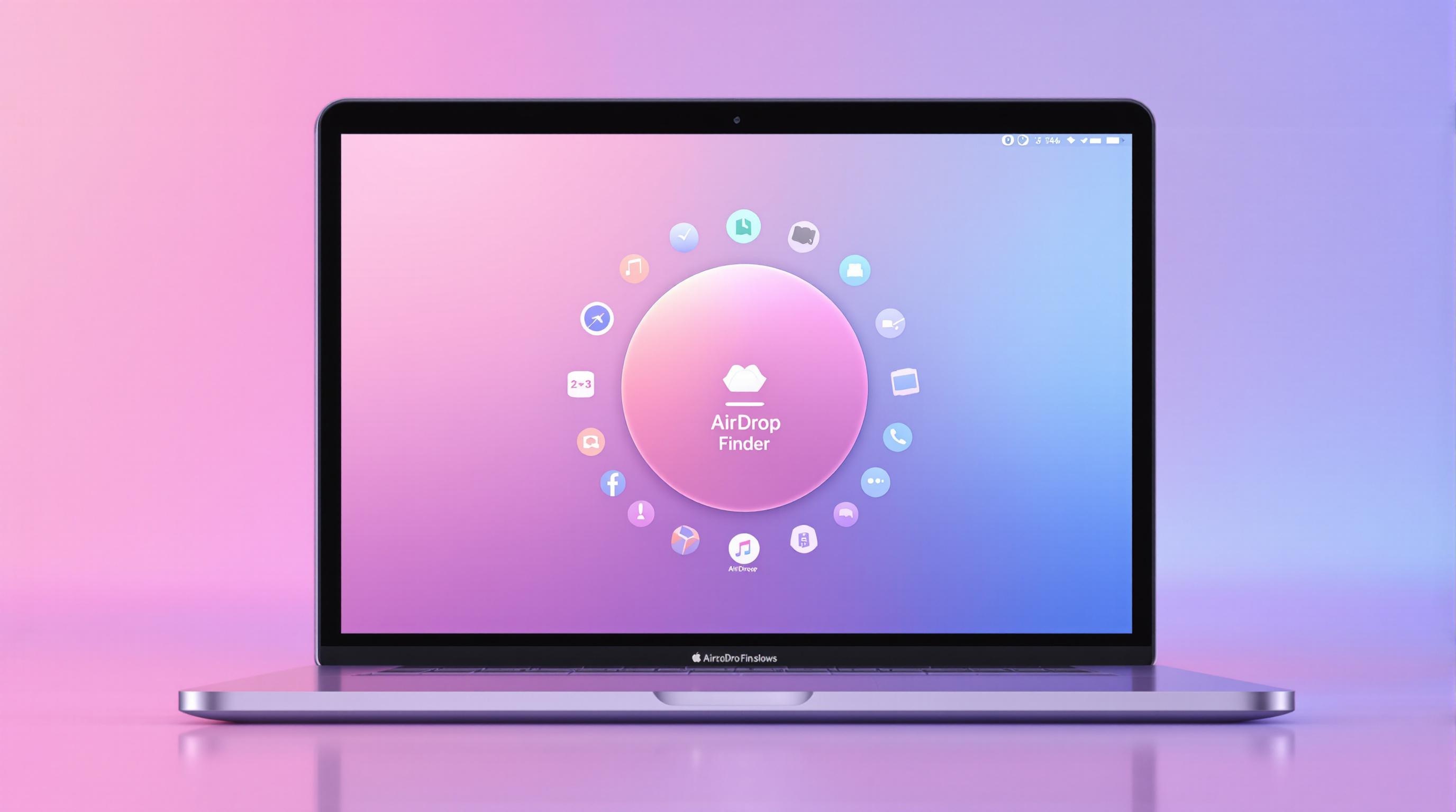 Fenêtre Finder AirDrop avec appareils disponibles