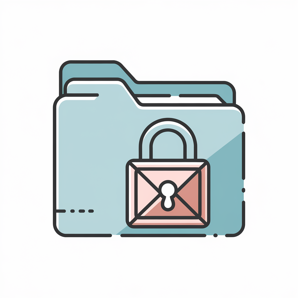 Icône dossier PDF sécurisé cadenas numérique smartphone chiffrement