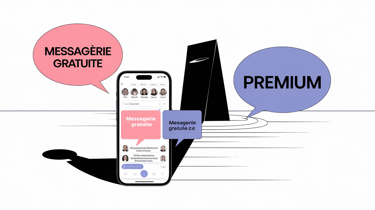 illustration pince-sans-rire Telegram rose quartz premium bleu Klein style Tati Kubrick