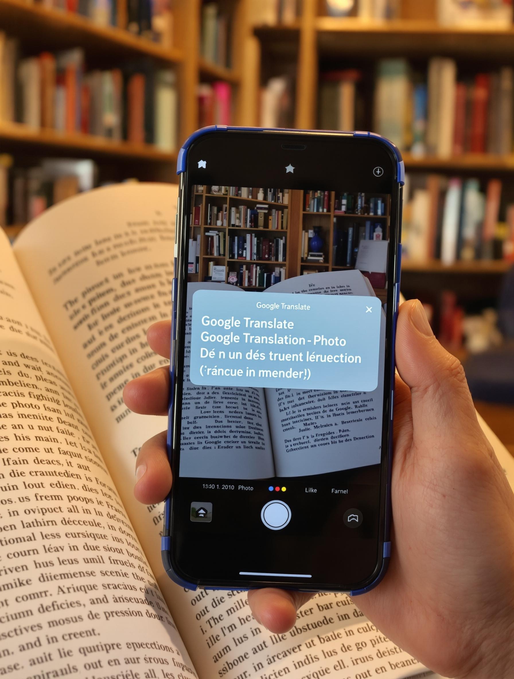 Traduction par capture photo dans Google Traduction