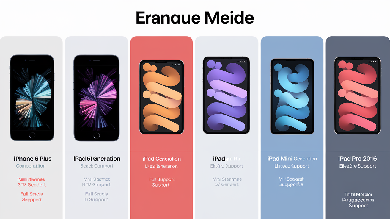 Compatibilité modèles et versions Live Photo Apple